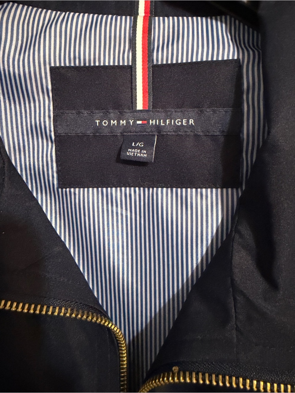 Tommy Hilfiger Navy Drawstring Utility Vest - Picture 3 of 3